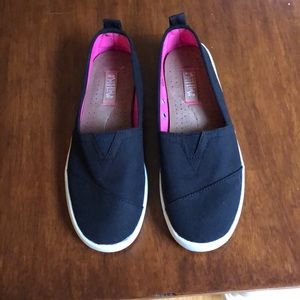 Black slip on shoes